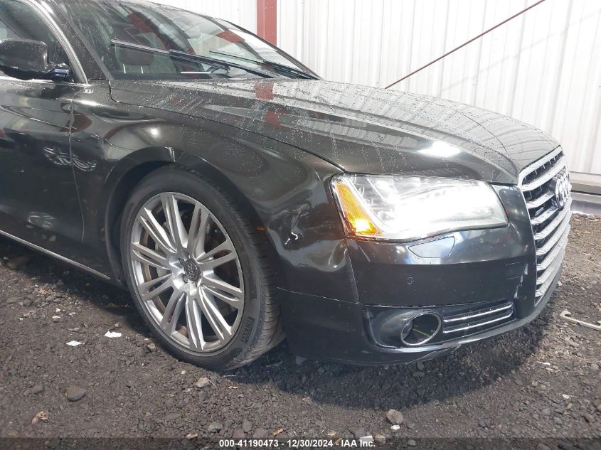 2013 Audi A8 L 4.0T VIN: WAUR2AFD9DN010999 Lot: 41190473