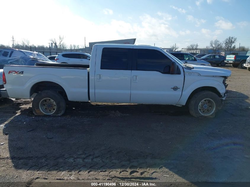 2015 Ford F250 Lariat VIN: 1FT7W2BTXFEA32630 Lot: 41190496