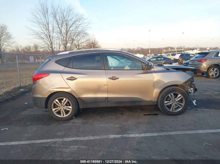 2013 Hyundai Tucson Gls VIN: KM8JUCAC4DU672897 Lot: 41190561