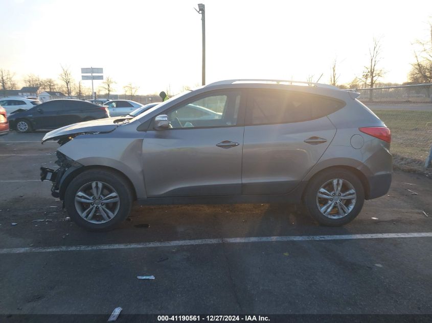 2013 Hyundai Tucson Gls VIN: KM8JUCAC4DU672897 Lot: 41190561