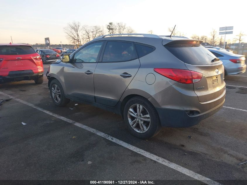 2013 Hyundai Tucson Gls VIN: KM8JUCAC4DU672897 Lot: 41190561