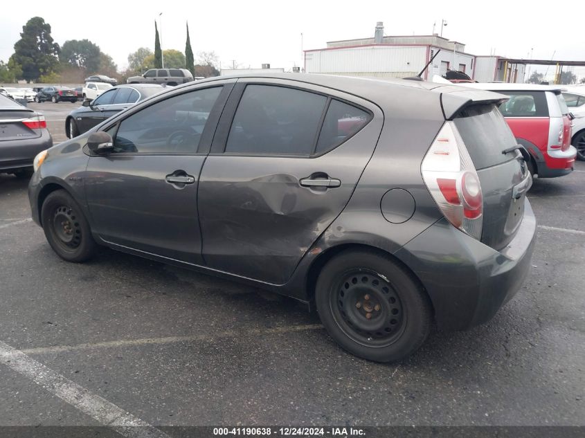 2014 Toyota Prius C Three VIN: JTDKDTB32E1570282 Lot: 41190638