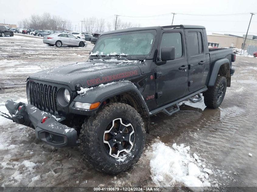 2021 Jeep Gladiator Rubicon 4X4 VIN: 1C6JJTBG5ML605799 Lot: 41190679