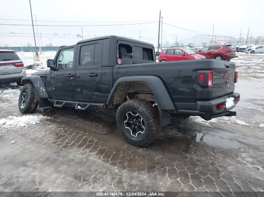 2021 Jeep Gladiator Rubicon 4X4 VIN: 1C6JJTBG5ML605799 Lot: 41190679