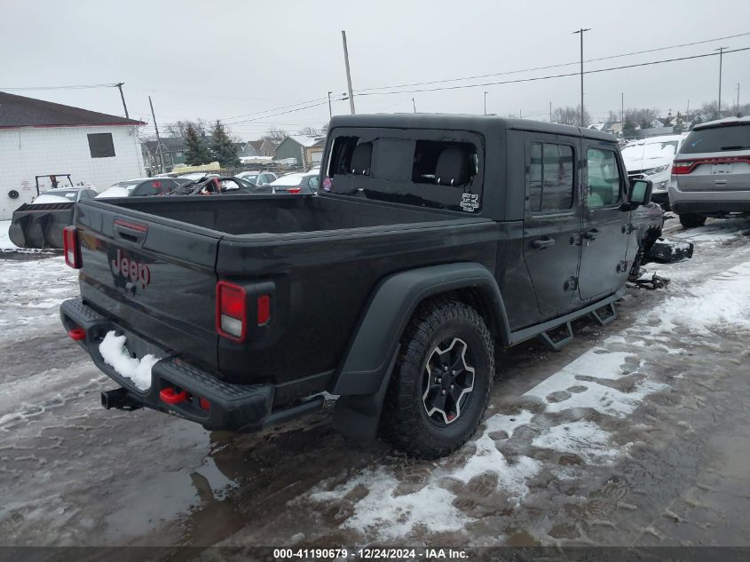 2021 Jeep Gladiator Rubicon 4X4 VIN: 1C6JJTBG5ML605799 Lot: 41190679