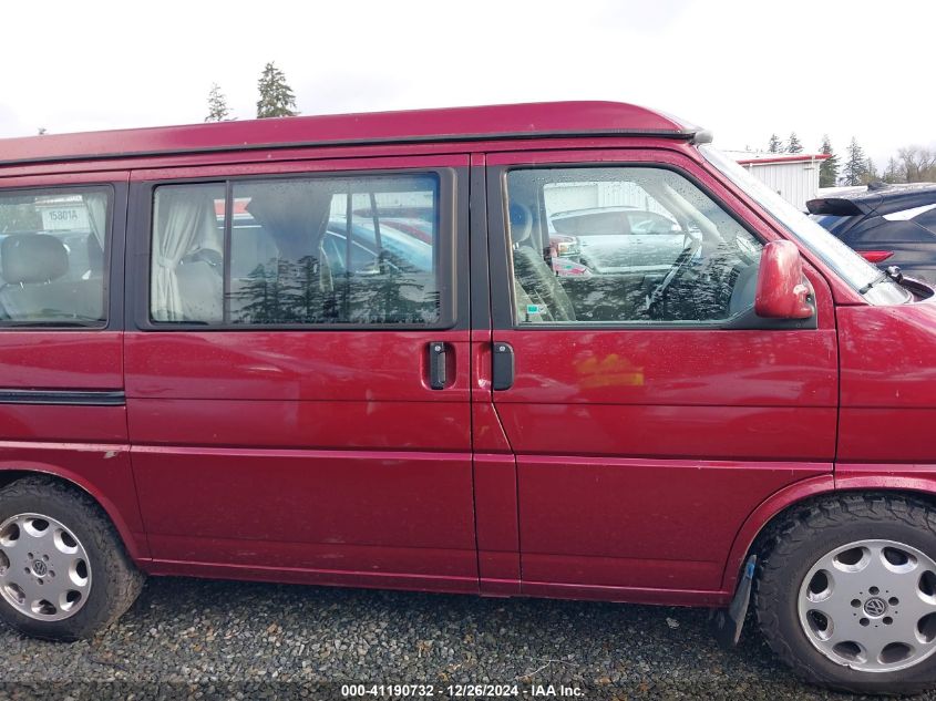 2001 Volkswagen Eurovan Mv VIN: WV2NB470X1H112225 Lot: 41190732