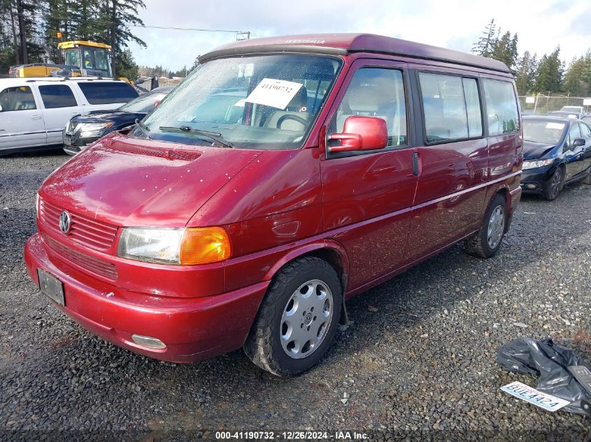 2001 Volkswagen Eurovan Mv VIN: WV2NB470X1H112225 Lot: 41190732