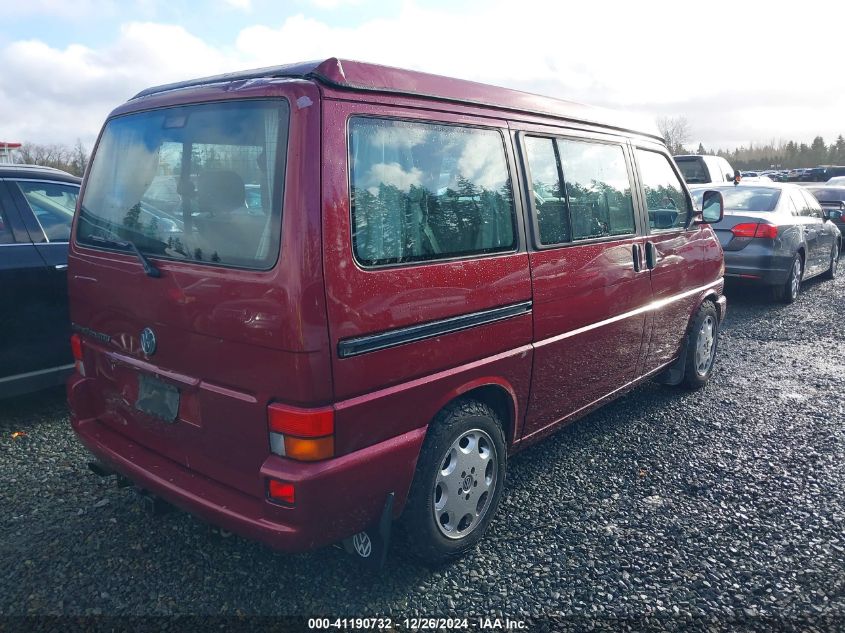 2001 Volkswagen Eurovan Mv VIN: WV2NB470X1H112225 Lot: 41190732