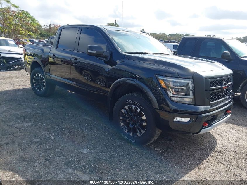 2021 Nissan Titan Pro-4X 4X4 VIN: 1N6AA1ED8MN523033 Lot: 41190755