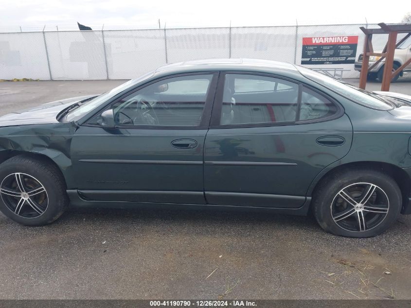 2001 Pontiac Grand Prix Gt VIN: 1G2WP52K11F157783 Lot: 41190790