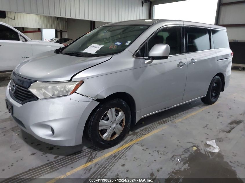 2014 Nissan Quest S VIN: JN8AE2KP3E9104078 Lot: 41190820