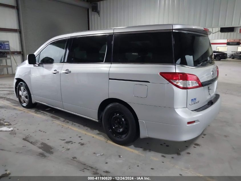 2014 Nissan Quest S VIN: JN8AE2KP3E9104078 Lot: 41190820