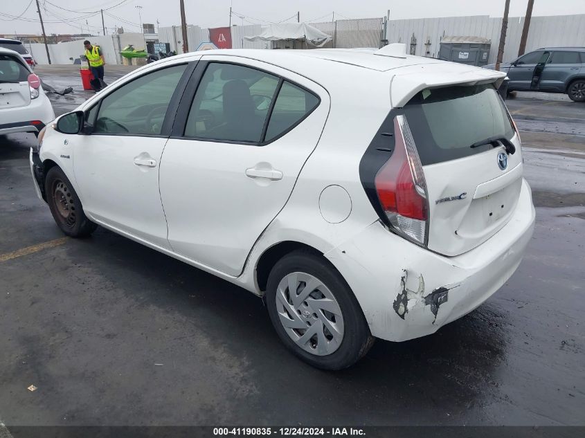 2016 Toyota Prius C One VIN: JTDKDTB32G1127035 Lot: 41190835