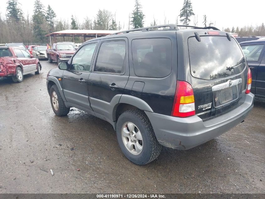 2001 Mazda Tribute Es V6/Lx V6 VIN: 4F2CU08131KM10196 Lot: 41190971