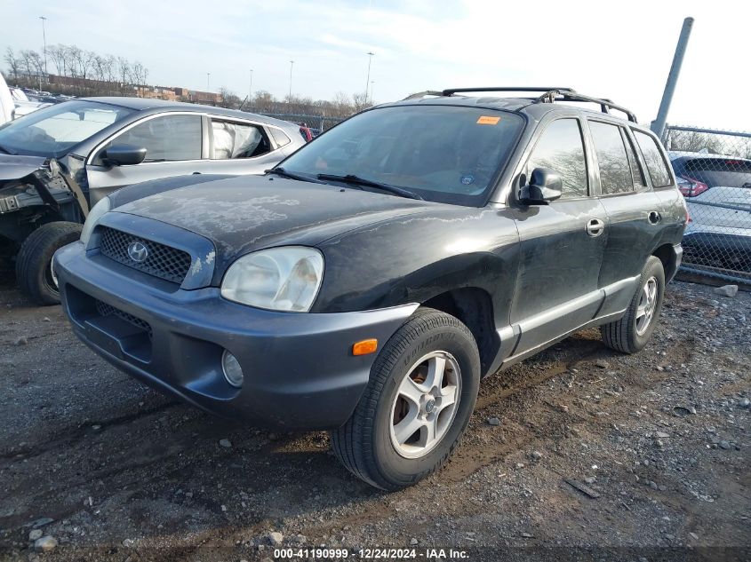 2002 Hyundai Santa Fe Gls/Lx VIN: KM8SC13D22U232904 Lot: 41190999