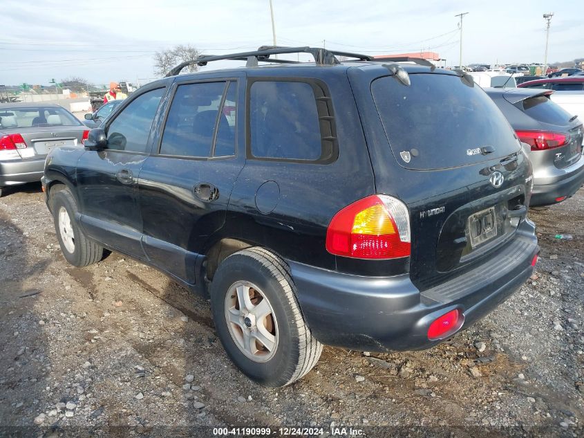 2002 Hyundai Santa Fe Gls/Lx VIN: KM8SC13D22U232904 Lot: 41190999