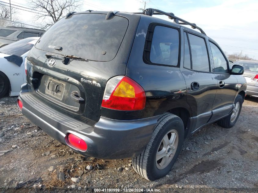 2002 Hyundai Santa Fe Gls/Lx VIN: KM8SC13D22U232904 Lot: 41190999