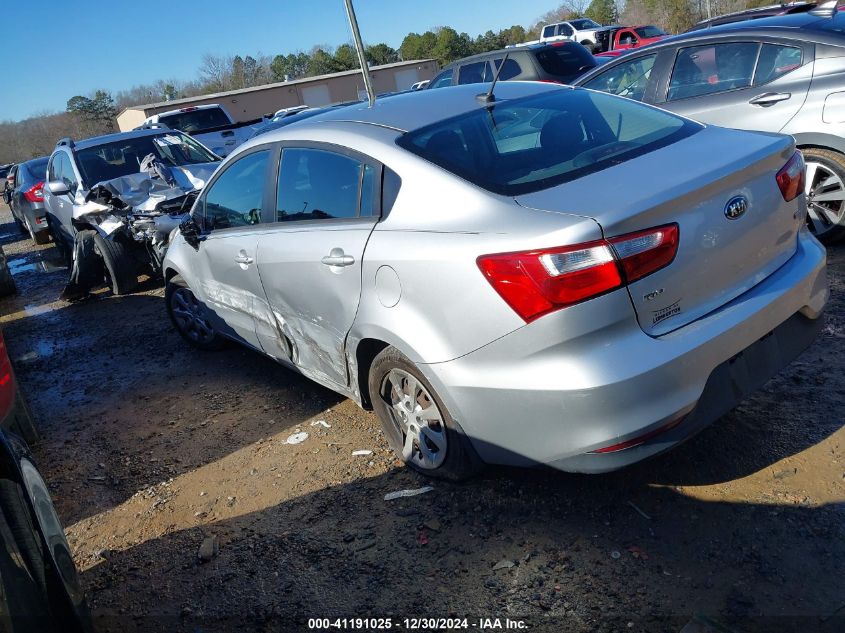 2016 Kia Rio Lx VIN: KNADM4A3XG6639920 Lot: 41191025