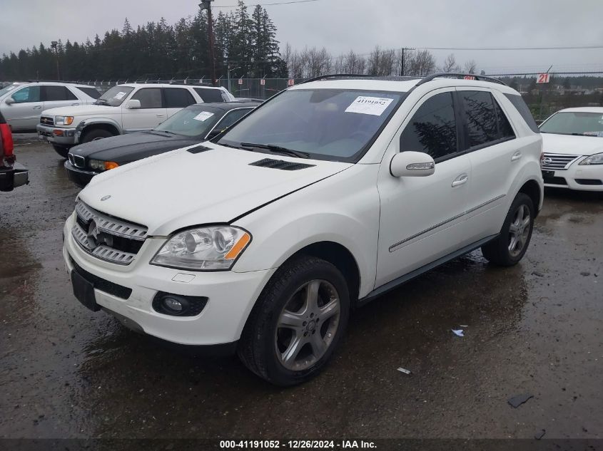 2008 Mercedes-Benz Ml 350 4Matic VIN: 4JGBB86E88A375172 Lot: 41191052