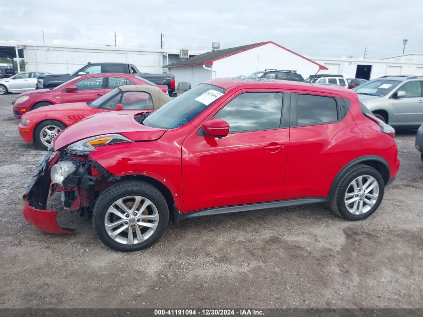 2015 Nissan Juke Sl VIN: JN8AF5MR2FT500911 Lot: 41191094