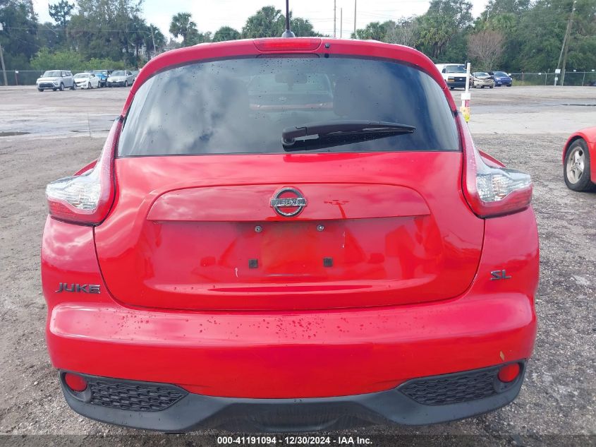 2015 Nissan Juke Sl VIN: JN8AF5MR2FT500911 Lot: 41191094