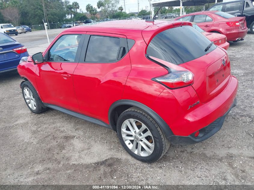 2015 Nissan Juke Sl VIN: JN8AF5MR2FT500911 Lot: 41191094