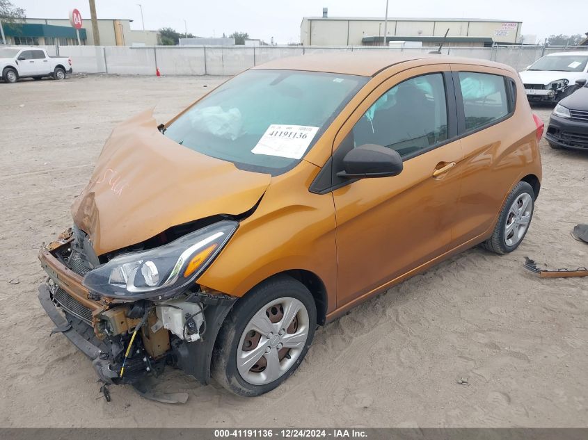 2019 Chevrolet Spark Ls Cvt VIN: KL8CB6SA1KC747259 Lot: 41191136