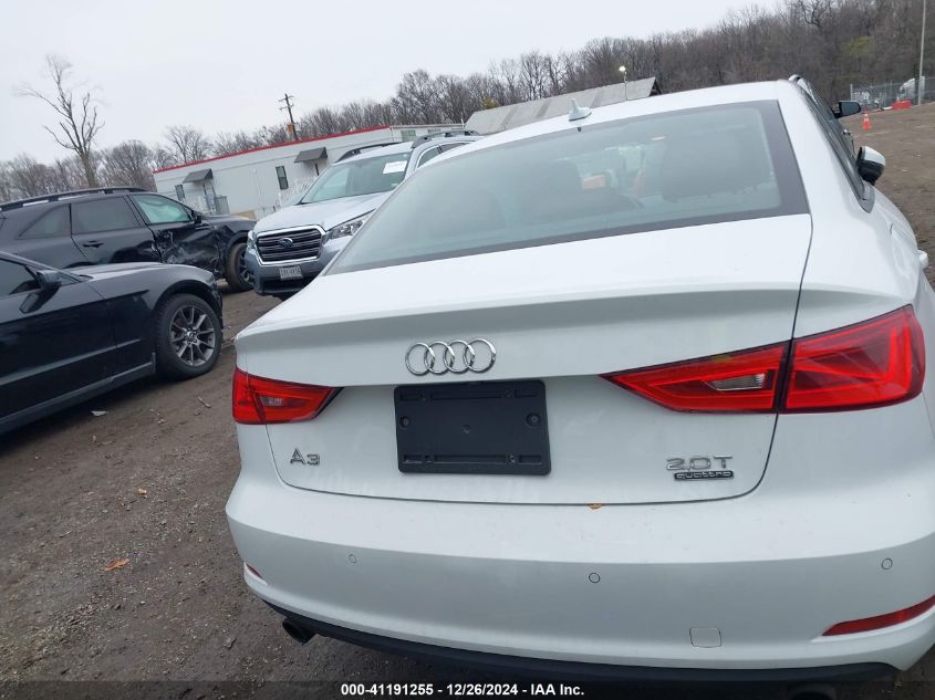 2015 Audi A3 2.0T Premium VIN: WAUBFGFF0F1116942 Lot: 41191255