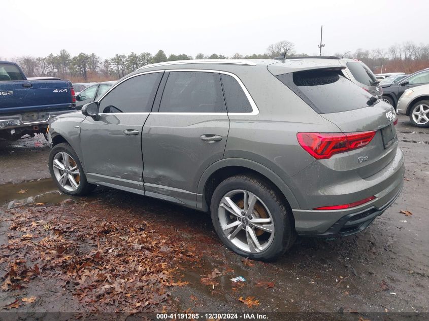 2020 Audi Q3 Premium 45 Tfsi S Line Quattro Tiptronic VIN: WA1DECF36L1094769 Lot: 41191285