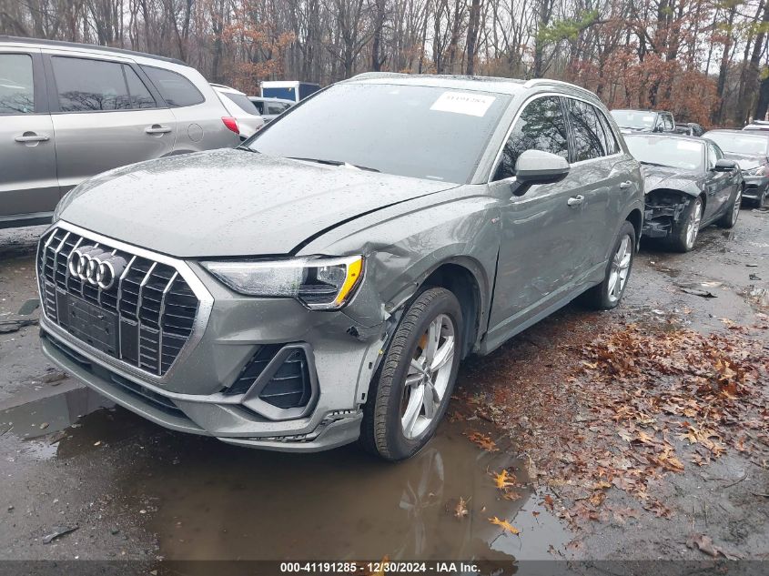 2020 Audi Q3 Premium 45 Tfsi S Line Quattro Tiptronic VIN: WA1DECF36L1094769 Lot: 41191285