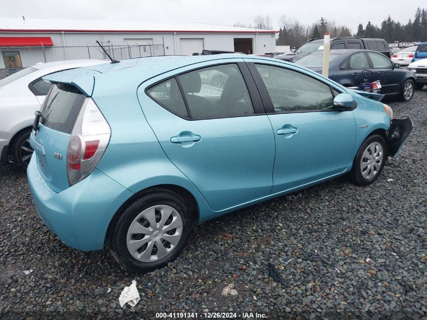 2013 Toyota Prius C Two VIN: JTDKDTB38D1051302 Lot: 41191341