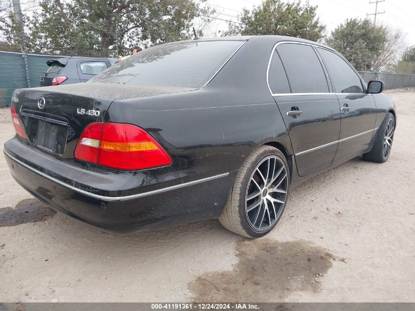 2002 Lexus Ls 430 VIN: JTHBN30F920070288 Lot: 41191361