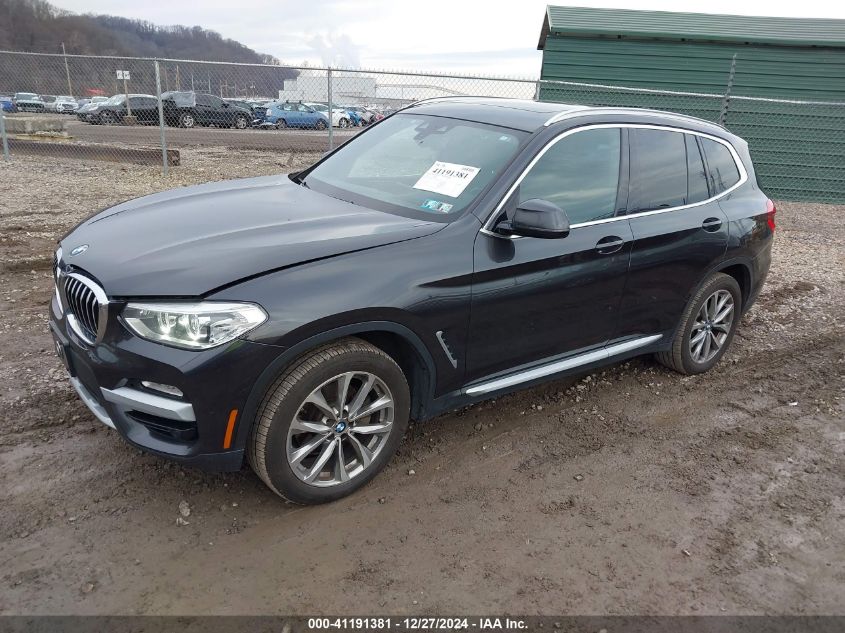 2019 BMW X3 xDrive30I VIN: 5UXTR9C57KLD94694 Lot: 41191381