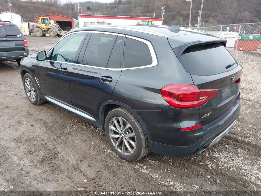 2019 BMW X3 xDrive30I VIN: 5UXTR9C57KLD94694 Lot: 41191381