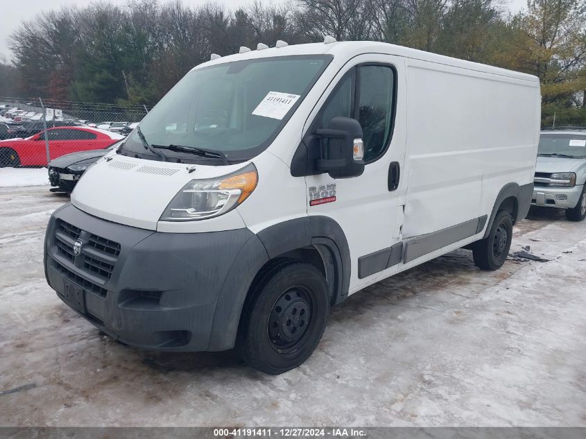 2016 Ram Promaster 1500 Low Roof VIN: 3C6TRVAG8GE108810 Lot: 41191411