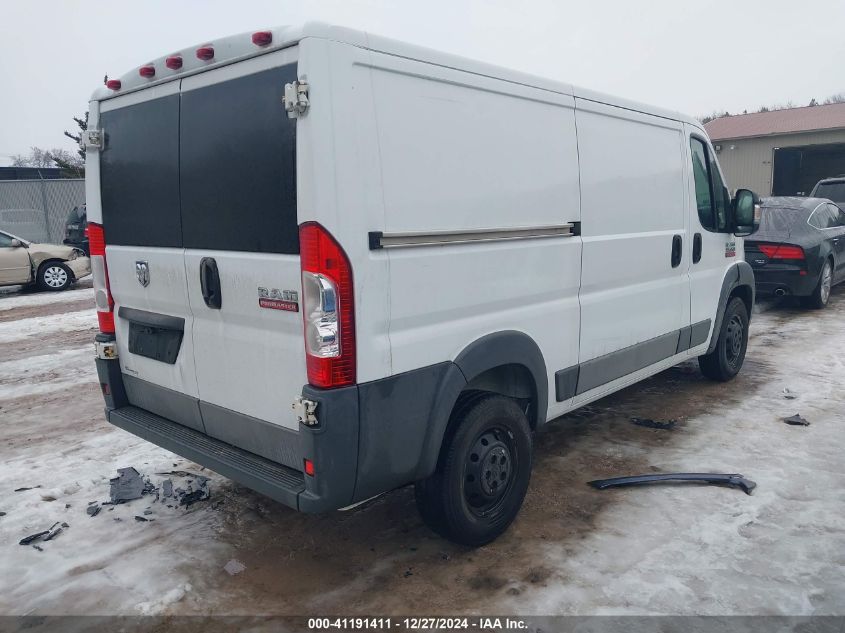 2016 Ram Promaster 1500 Low Roof VIN: 3C6TRVAG8GE108810 Lot: 41191411