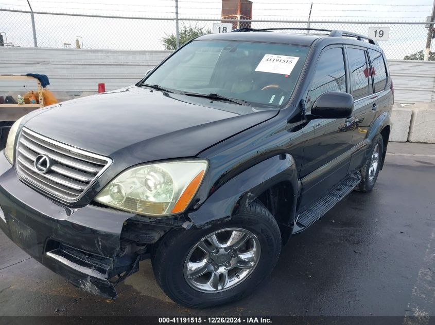 2003 Lexus Gx 470 VIN: JTJBT20X130002964 Lot: 41191515