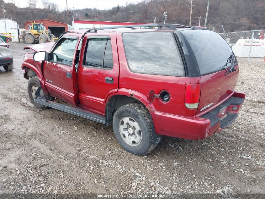 2004 Chevrolet Blazer Ls VIN: 1GNDT13X64K108714 Lot: 41191603