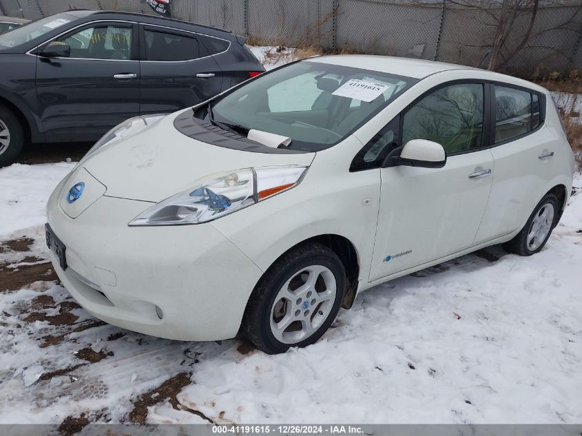 2012 Nissan Leaf Sl VIN: JN1AZ0CP5CT026036 Lot: 41191615