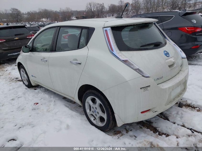 2012 Nissan Leaf Sl VIN: JN1AZ0CP5CT026036 Lot: 41191615