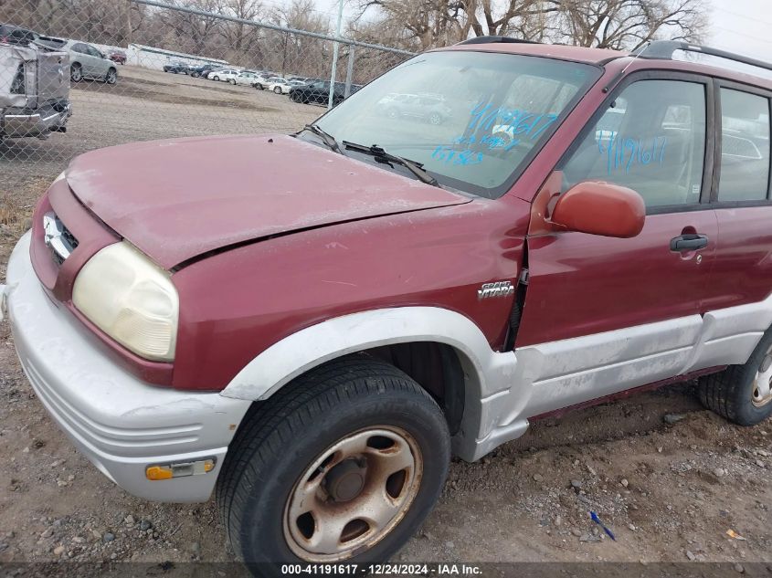 2000 Suzuki Grand Vitara Jlx/Jlx+/Limited VIN: JS3TD62V7Y4107078 Lot: 41191617