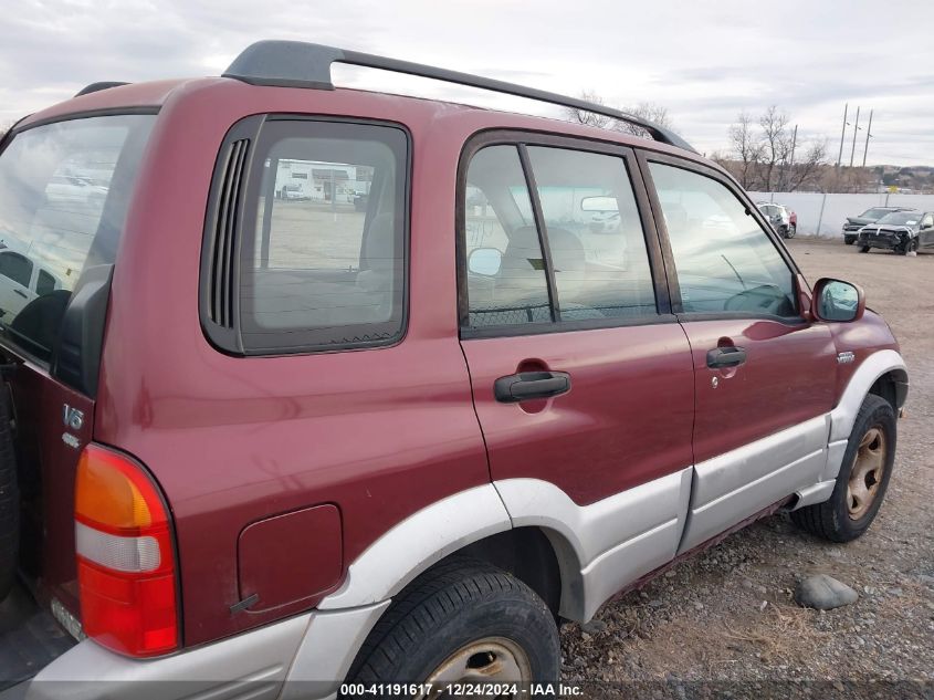 2000 Suzuki Grand Vitara Jlx/Jlx+/Limited VIN: JS3TD62V7Y4107078 Lot: 41191617