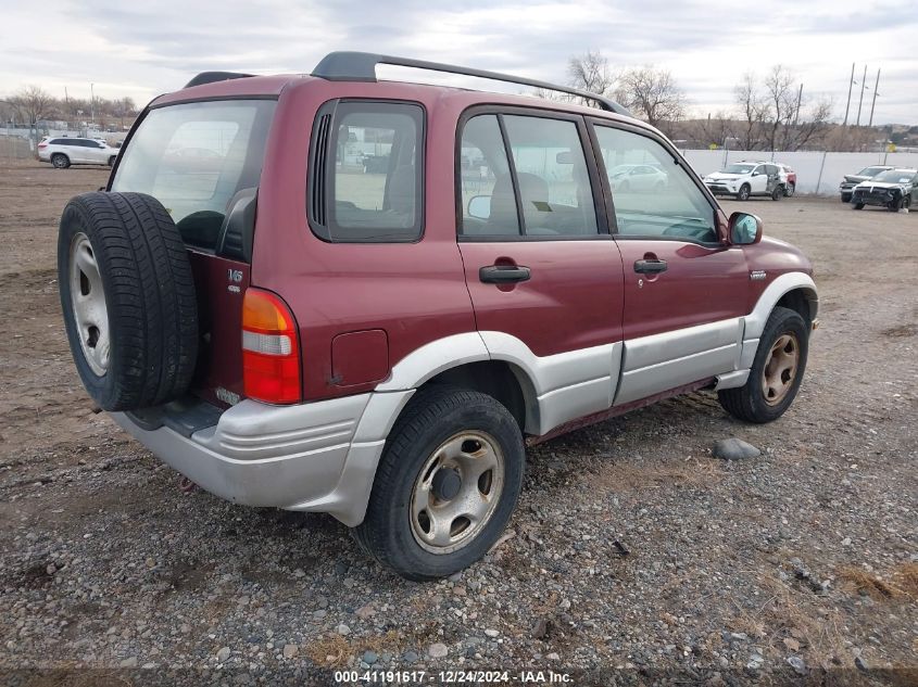 2000 Suzuki Grand Vitara Jlx/Jlx+/Limited VIN: JS3TD62V7Y4107078 Lot: 41191617