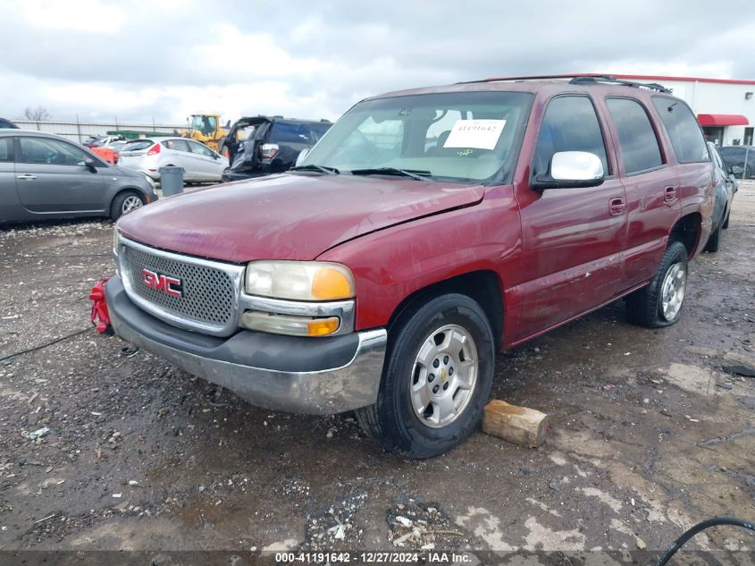 2001 GMC Yukon Slt VIN: 1GKEC13T41R222843 Lot: 41191642