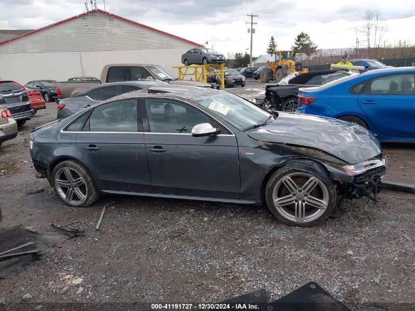 2015 Audi S4 3.0T Premium Plus VIN: WAUBGAFLXFA057138 Lot: 41191727