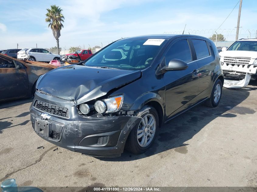 2014 Chevrolet Sonic Lt Auto VIN: 1G1JC6SG5E4166418 Lot: 41191890