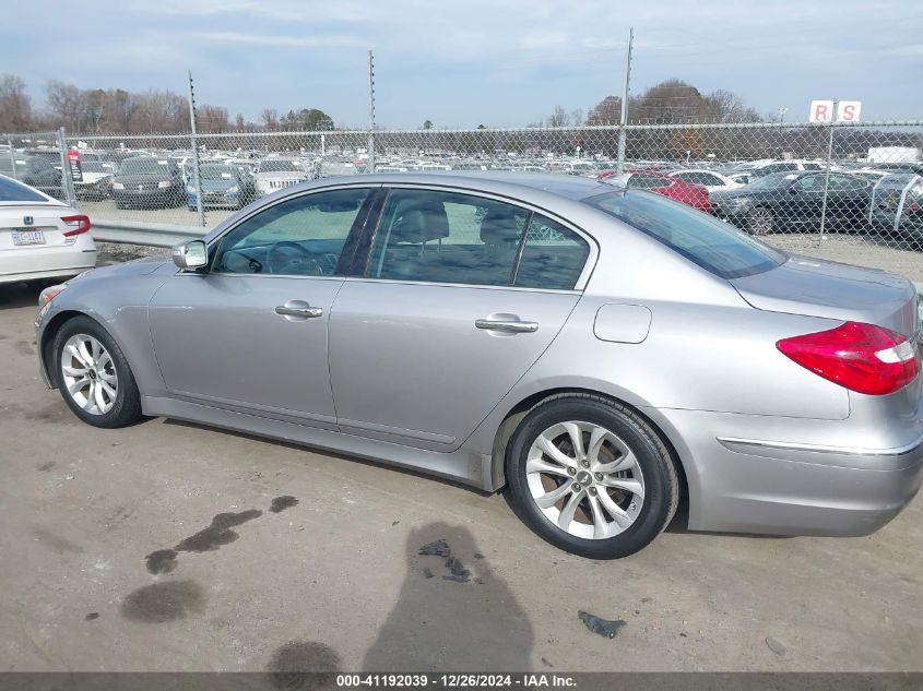 2013 Hyundai Genesis 3.8 VIN: KMHGC4DD0DU243957 Lot: 41192039