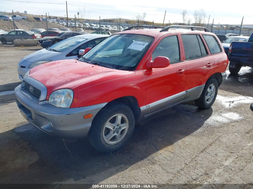 2003 Hyundai Santa Fe Gls/Lx VIN: KM8SC13E53U567326 Lot: 41192058