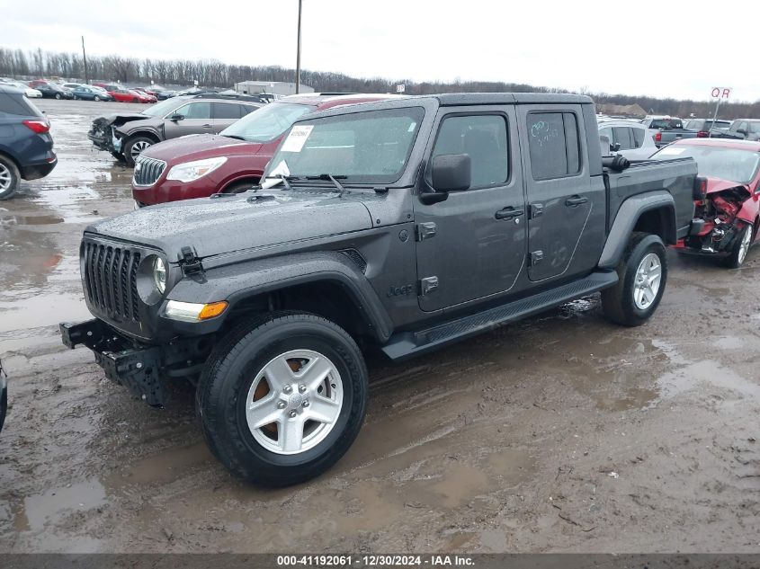 2022 Jeep Gladiator Sport S 4X4 VIN: 1C6HJTAG7NL156921 Lot: 41192061