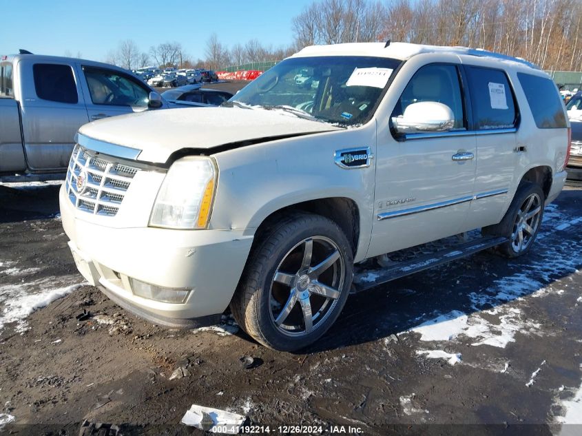 2009 Cadillac Escalade Hybrid Standard VIN: 1GYFK33599R100257 Lot: 41192214